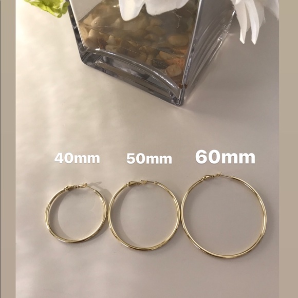 Thin Hoop Earring | 14k Gold Filled - Picture 6 of 6